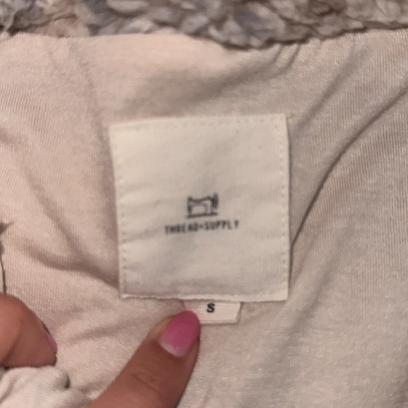 Fuzzy 1/4 zip - Picture 2 of 2